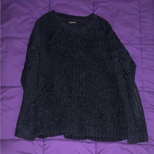 One Tuff Babe Black Sweater Size Medium